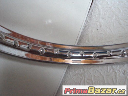 ráfek 1,5x16,Jawa 550,555 pařez-kvalitní chrom – fotografie 2