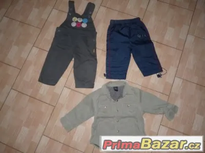Kalhoty a košile next vel. 86/92