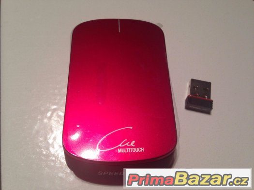 myš k PC SPEED LINK CUE Wireless Multitouch Mouse - červená – fotografie 1