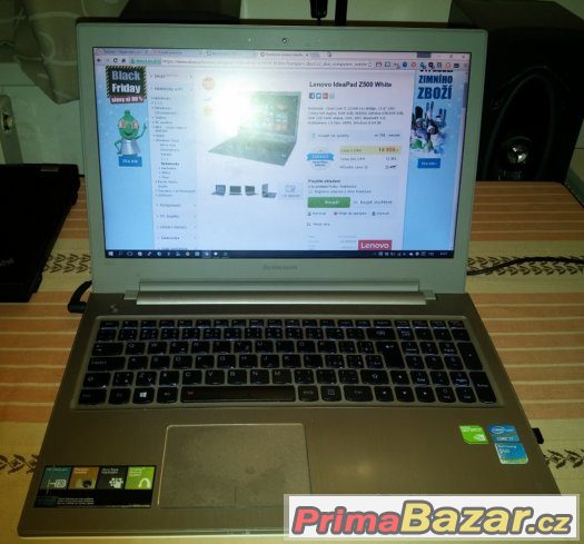 Lenovo IdeaPad Z500 White SSD Disk – fotografie 3