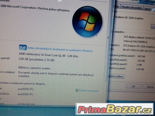 Acer Aspire 5530 HDMI – fotografie 1