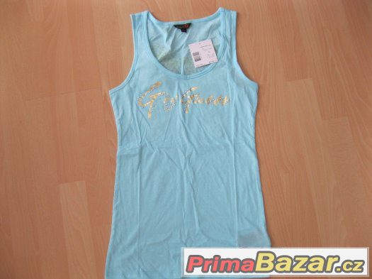 Tílko Guess s křídly- modré- vel.S – fotografie 3