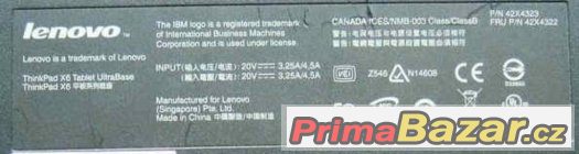 Lenovo ThinkPad X6 Tablet UltraBase - docking station – fotografie 2