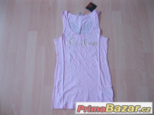 Tílko Guess s křídly- růžové-S – fotografie 3