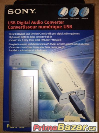 Prodám USB DIGITAL AUDIO KONVERTOR – fotografie 2