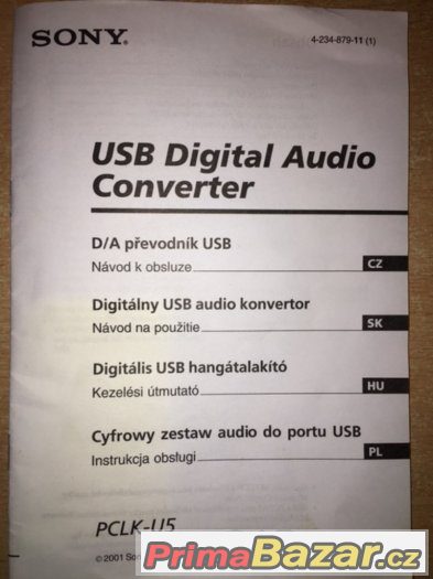 Prodám USB DIGITAL AUDIO KONVERTOR – fotografie 4