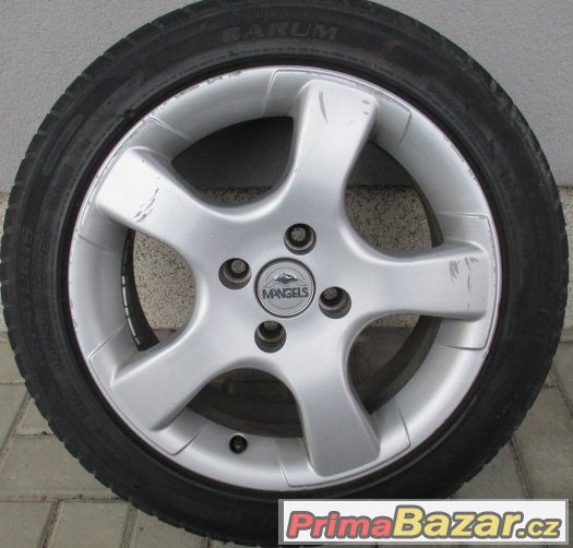 Alu kola MANGELS, 4x100,15", Brasil., pneu 195/50R, 4 ks – fotografie 1