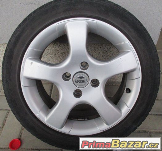 Alu kola MANGELS, 4x100,15", Brasil., pneu 195/50R, 4 ks – fotografie 3