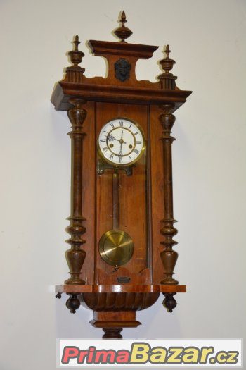 Starožitné řezbované hodiny Junghans r1905 – fotografie 1
