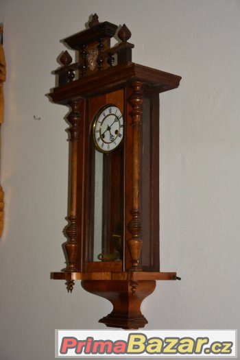 Starožitné řezbované hodiny Junghans rok 1905 – fotografie 3