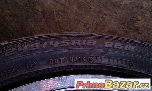 245/45 18 96 W Dunlop DZ 101 letní pneu NOVÉ dot 2006 – fotografie 3