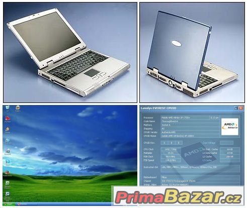 Notebook HIGHPAQ 15" DDR2 4USB Infra LAN Modem - FUNKČNÍ – fotografie 1