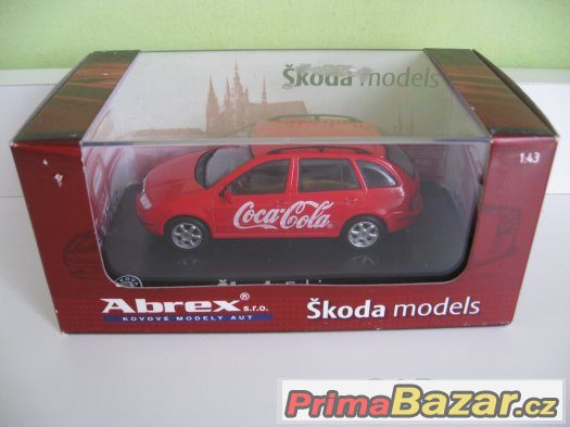 Model ŠKODA Fabia Combi - "Coca Cola"  Abrex  1:43 – fotografie 1