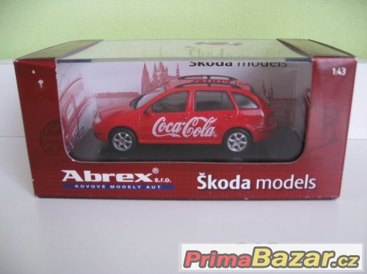 Model ŠKODA Fabia Combi - "Coca Cola"  Abrex  1:43 – fotografie 3