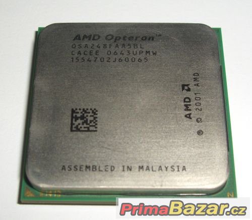 2 Výkonné, plně 64-bitové procesory AMD Opteron 248, sc.940 – fotografie 2