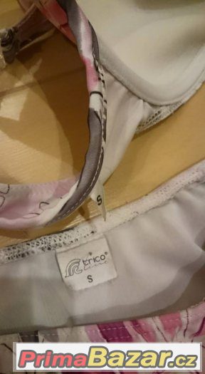 Růžovošedivé plavky Trico line – fotografie 5