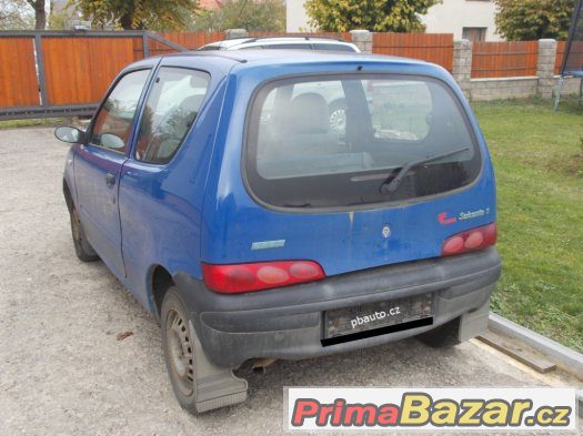 Fiat SEICENTO SUITE 1.1 vcelku nebo na náhradní díly – fotografie 1