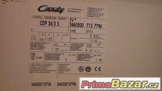 Lednička Candy REZERVACE – fotografie 4