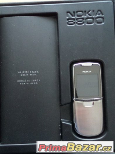Nokia 8800 originál krabice+ příslušenství – fotografie 1