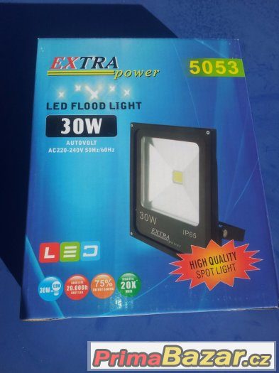 30W LED halogen, světlo IP65 EXTRA POWER – fotografie 4