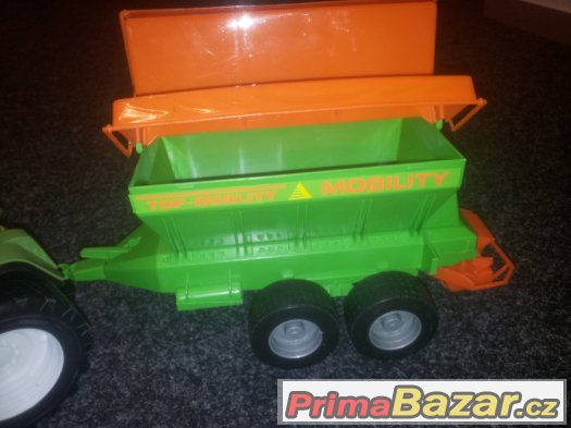 Zemědělský traktor s hnojícím vozem 50 cm. – fotografie 5