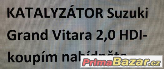 Katalizátor Suzuki Grand Vitara – fotografie 1