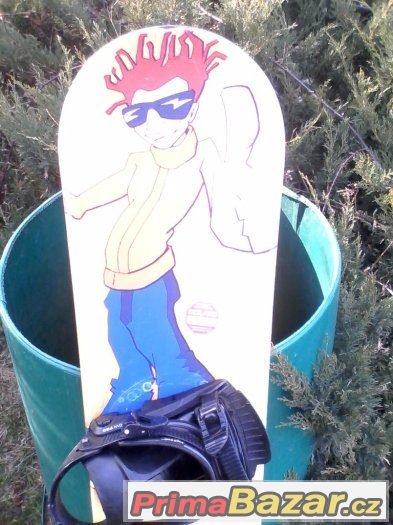 Snowboard 160cm s vázáním – fotografie 1