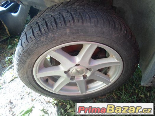 BMW - hliníková zimní kola 16"- pneu 60% – fotografie 1