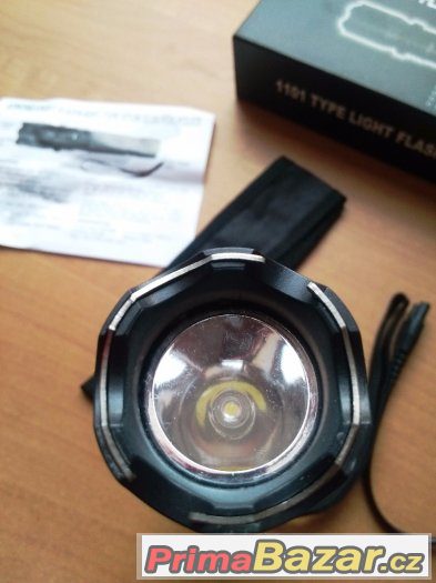 Elektický paralyzér - cree led baterka dosvit >200m – fotografie 2