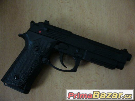 AIRSOFT GAS PISTOLE BERETTA M92F VERTEC - NOVÁ – fotografie 4