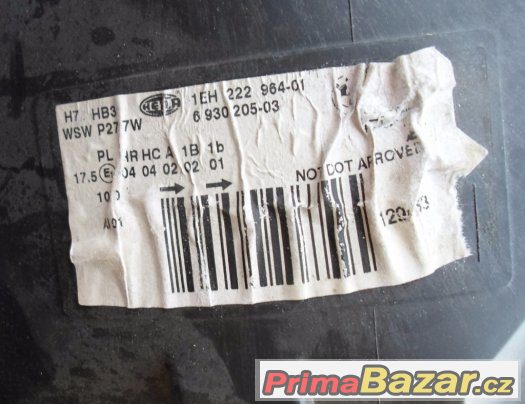 BMW X5 e53 rok výroby 2002 - Přední pravé světla Hella – fotografie 2