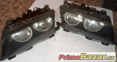 BMW e46 sedan / touring - Přední světla s Angel eyes kruhy