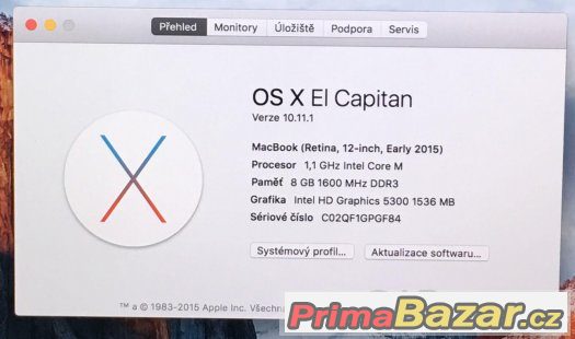 Macbook 12 Gold, 8GB RAM, 256GB SSD – fotografie 4