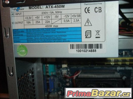 Prodám PC s procesorem AMD X2 3800+ – fotografie 3