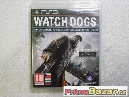 Hra na Playstation 3 - Watch Dogs - České titulky-1 x hraná – fotografie 1