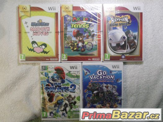 Hry na Nintendo Wii - Nové. Originál zapečetěné – fotografie 1