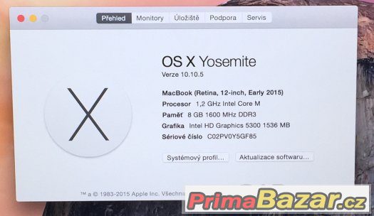 Macbook 12 Gold, 2015, 8GB RAM, 500GB SSD – fotografie 4