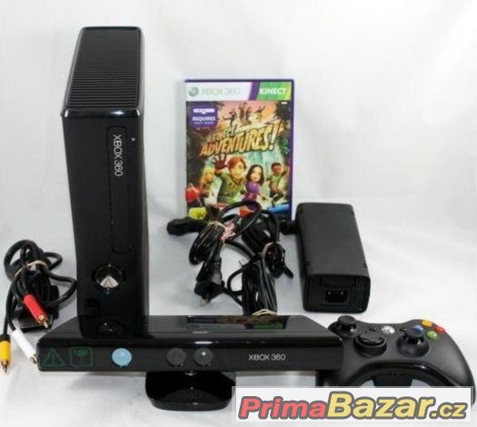 XBOX 360 + SENZOR KINECT + HRA , ZÁRUKA 4789,- – fotografie 1