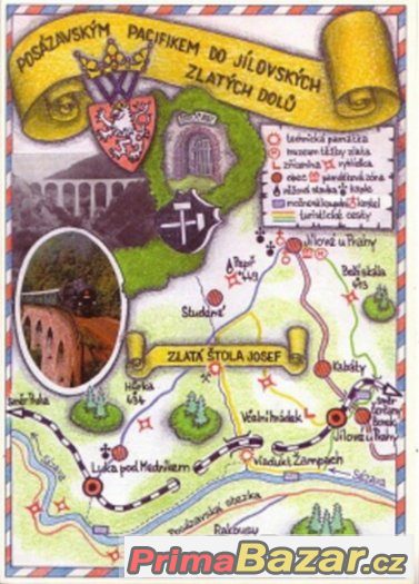 Výlet vlakem, mapky – fotografie 5