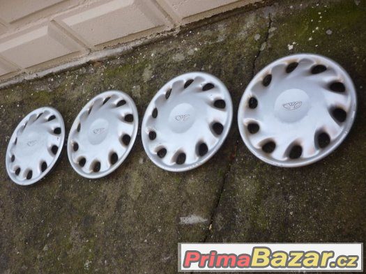 Daewoo poklice 13" originál sada 4ks poklice Daewoo – fotografie 2