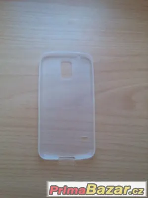 Samsung Galaxy S5 bílé poloprůhledné pouzdro G900