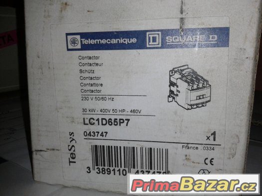 Stykač 30kW 65A 230V - LC1D65P7 – fotografie 2