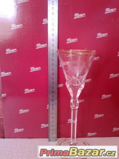 Sklenice na víno zn.Paula 7003 /130ml - Moser Karl.Vary – fotografie 2