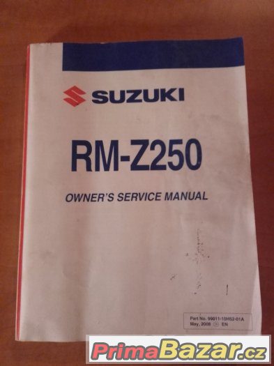 Suzuki Rmz 250 manual – fotografie 1