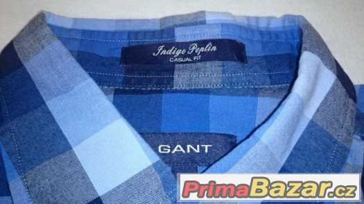 170 - košile GANT Indigo Poplin - vel. L - NOVÁ – fotografie 4