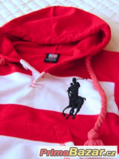 274 - Ralph Lauren POLO klokánka s kapucí - vel. 3 roky – fotografie 3