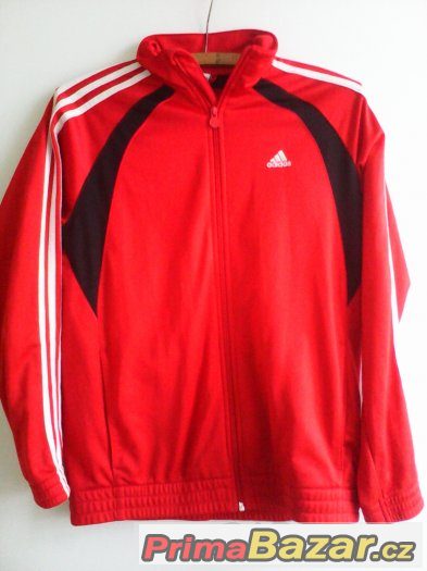 červená mikina Adidas – fotografie 1