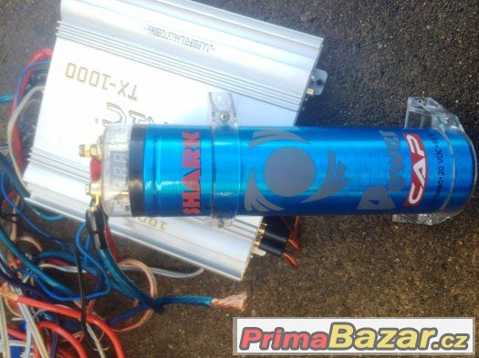 Zesilovač Toxic TX-1000 a kapacitátor Shark – fotografie 4
