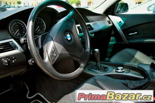 BMW E60 automat 2.5 M Paket TOP motor+km+serviska – fotografie 3