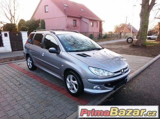 Peugeot 206 SW 1.6 16V - 80kW, serviska, ALU, 1. majitel – fotografie 1